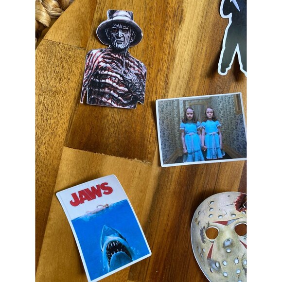 Horror Movie Sticker Set of 11 Scary Movie Stickers Waterproof for Bottles - Picture 5 of 6